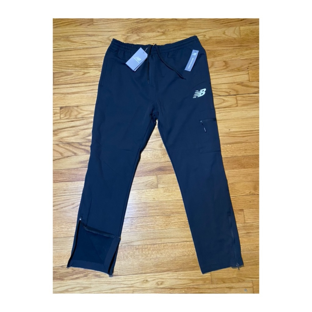 NEW BALANCE Brushed inside 4 Way Stretch PANTS w Side Pocket Men’s Sz new!